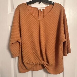 Cozy Golden Knitted Sweater